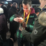 Erstmal windsicher verstauen