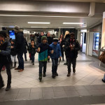 ..auch hier wird das Friedenslicht gut beschützt..