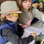 Die Künstler bei der Arbeit