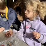 Rosa genießt einen Teil der Belohnung